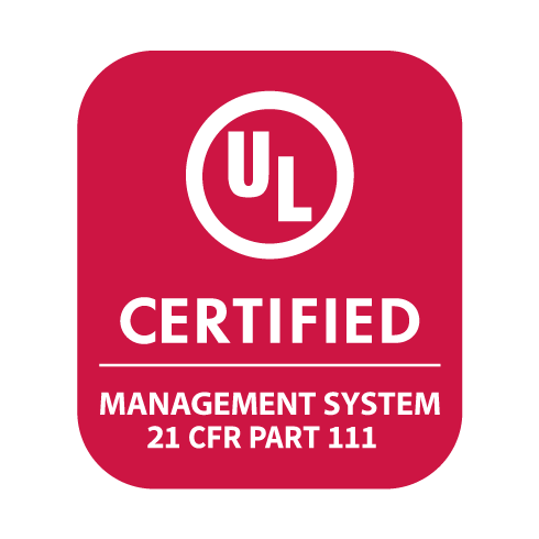 UL Dietary Supplement Certification badge image