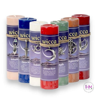 Wicca Pewter Pendant Candles 🌙 - Candle