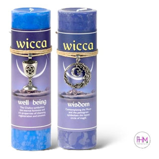 Wicca Pewter Pendant Candles 🌙 - Candle