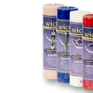 Wicca Pewter Pendant Candles 🌙 - Candle