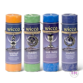 Wicca Pewter Pendant Candles 🌙 - Candle