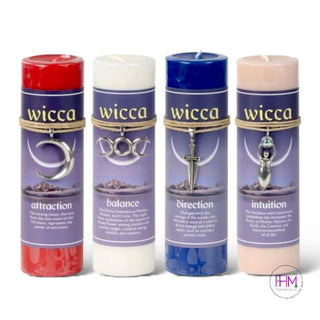 Wicca Pewter Pendant Candles 🌙 - Candle