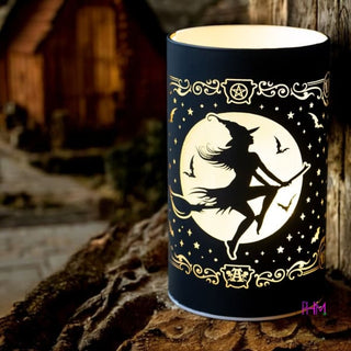 Witch By Moonlight LED Lantern 🌙