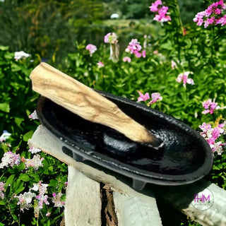 Witches Cast Iron Canoe Incense Burner + Smudge Pot 💕