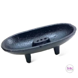 Witches Cast Iron Canoe Incense Burner + Smudge Pot 💕