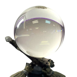 Witches Majick Broom Gazing Ball 🔮 - Crystals