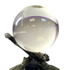 Witches Majick Broom Gazing Ball - Crystals