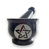 Witches Pentacle Mortar and Pestle