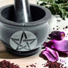 Witches Pentacle Mortar and Pestle