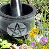 Witches Pentacle Mortar and Pestle