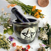 Witches Pentacle Mortar and Pestle