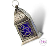 Witches Way Pentacle Lantern - candle holders