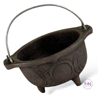 Witching Hour Triple Moon Cast Iron Cauldron 🌙