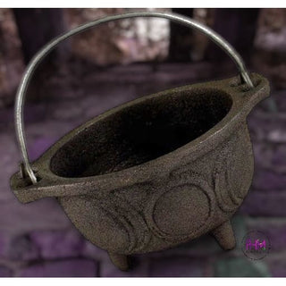Witching Hour Triple Moon Cast Iron Cauldron 🌙