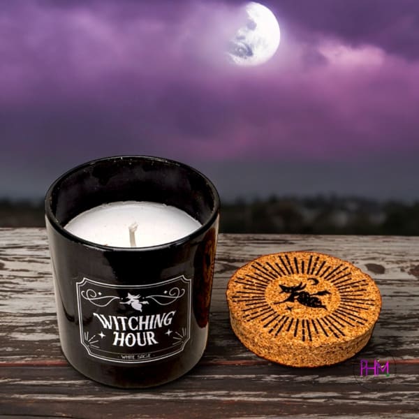 Witching Hour White Sage Candle 🌙✨