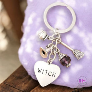 Witchy Vibes Keychain🌙🔮✨ - Done