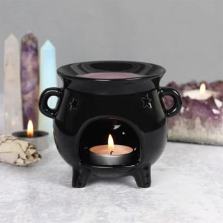 Witchy Woman Cauldron Oil Burner 🌙🔮 - oil burner