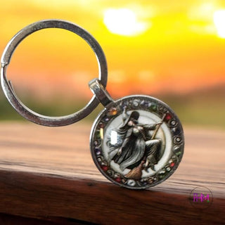 Witchy Woman Keychain