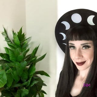 Witchy Woman Wide Brimmed Felt Hat 💜 - Hats
