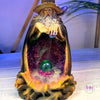 Wizardly Ways Enchanted Backflow Incense Burner with Color