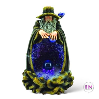 Wizardly Ways Enchanted Backflow Incense Burner with Color