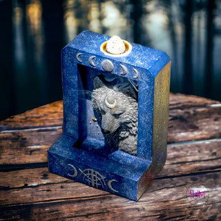 Wolf’s Den Moon Phase Backflow Burner 🐺
