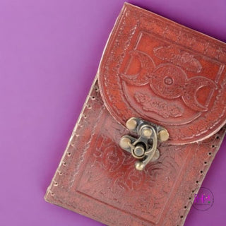 Written in the Stars Leather Tarot Card Pouch ✨ - Box