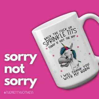 Back The Fuck Up Sprinkle Tits Collection 🦄 - mug
