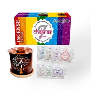 Seven Chakra Incense Brick Gift Set