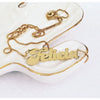 ’76 Vintage Personalized Name Necklace - Necklaces Gold
