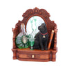 Absinthe Black Cat Statue with Hidden Drawer By Lisa Parker
