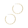 Gold Hoop and Dangle Earrings by Laura Janelle - Bamboo