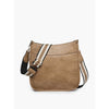 Chloe Crossbody with Guitar Strap by Jen and Co. - Taupe -