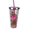 Nurse Glitter Cup With Straw - Tumblers