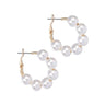 Pearl Hoop Earrings