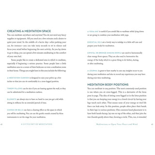 A Little Bit of Meditation - Books