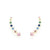 All Smiles Multi Diamond Ear Climber Earrings