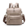 Amelia Backpack by Jen and Co. - Warm Taupe