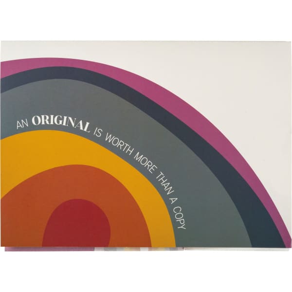 An Original Is Worth More Than A Copy Sticky Notes - sticky