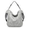 Aris Satchel Bag by Jen and Co. - Grey - Handbags