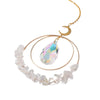 Aurora Borealis Crystal Sun Catcher - Clear Quartz -