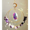 Aurora Borealis Crystal Sun Catcher - Amethyst - Suncatcher