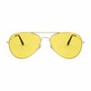 Aviator Chakra Sunglasses by Rainbow OPTX - Yellow