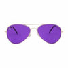 Aviator Chakra Sunglasses by Rainbow OPTX - Violet