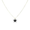 Back in Black Star Necklace - Necklaces Gold Silver