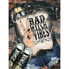 Bad Witch Vibes Bleached Out T - Small - Shirts &amp; Tops