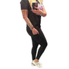 * On Backorder Bella High Waist Yoga Band Black Leggings