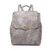 Bex Distressed Backpack by Jen and Co. - Grey - Handbags