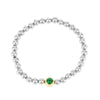 Birthstone Charm Bracelets - May - Emerald - Bracelet