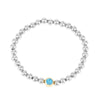 Birthstone Charm Bracelets - March - Aquamarine - Bracelet
